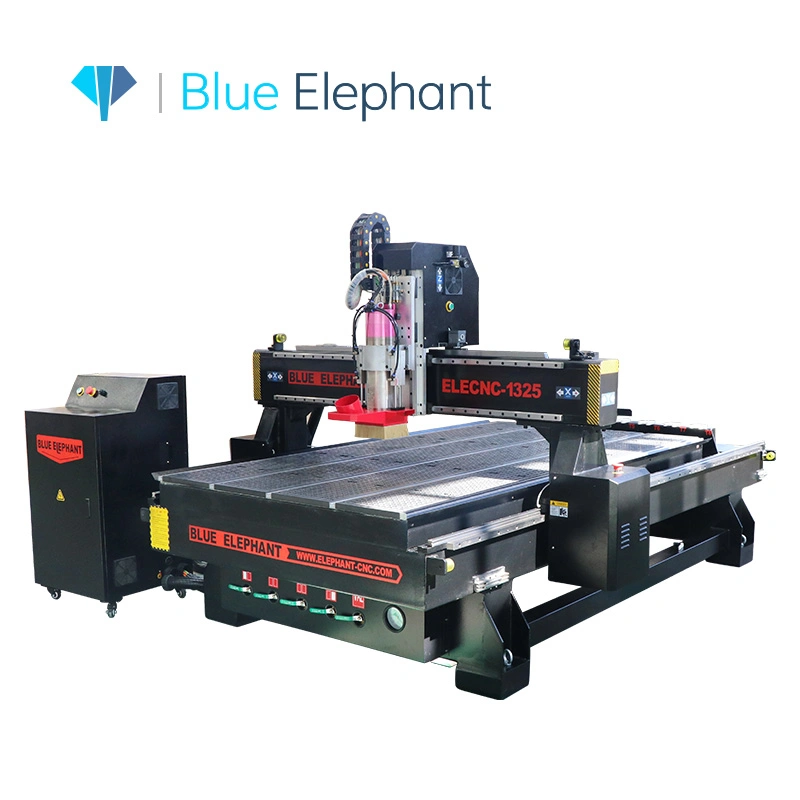 Nuevo diseño Blue Elephant 1325 Wood CNC Router con alta calidad Auto-Tool Chaner Router CNC para la venta en Kenia