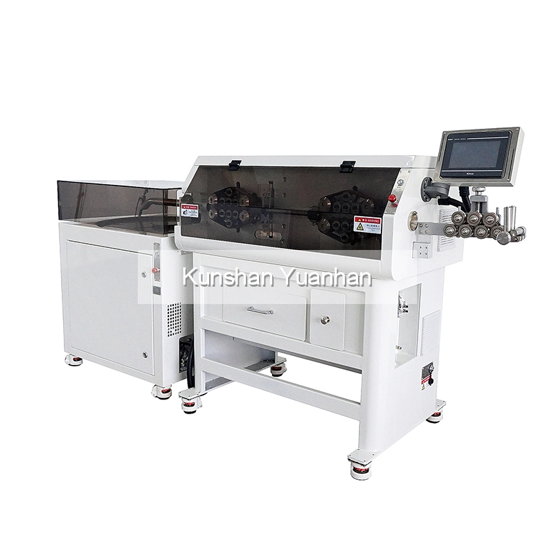 Automatic Large Gauge Power Cable Wire Stripping Machine Available to Add Wire Take up Device