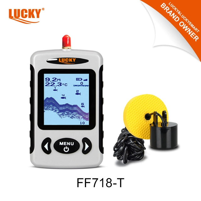 La suerte de los peces Sónar FF718-T kayak inflable Fish Finder a la Carpa aparejos de pesca