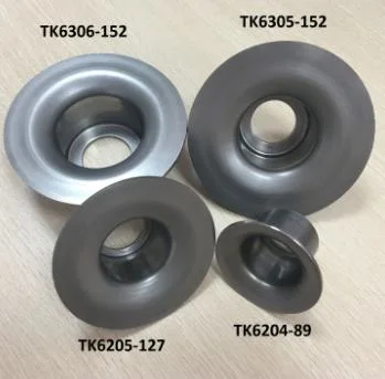 50mm Roller Bearing End Caps Conveyor Components