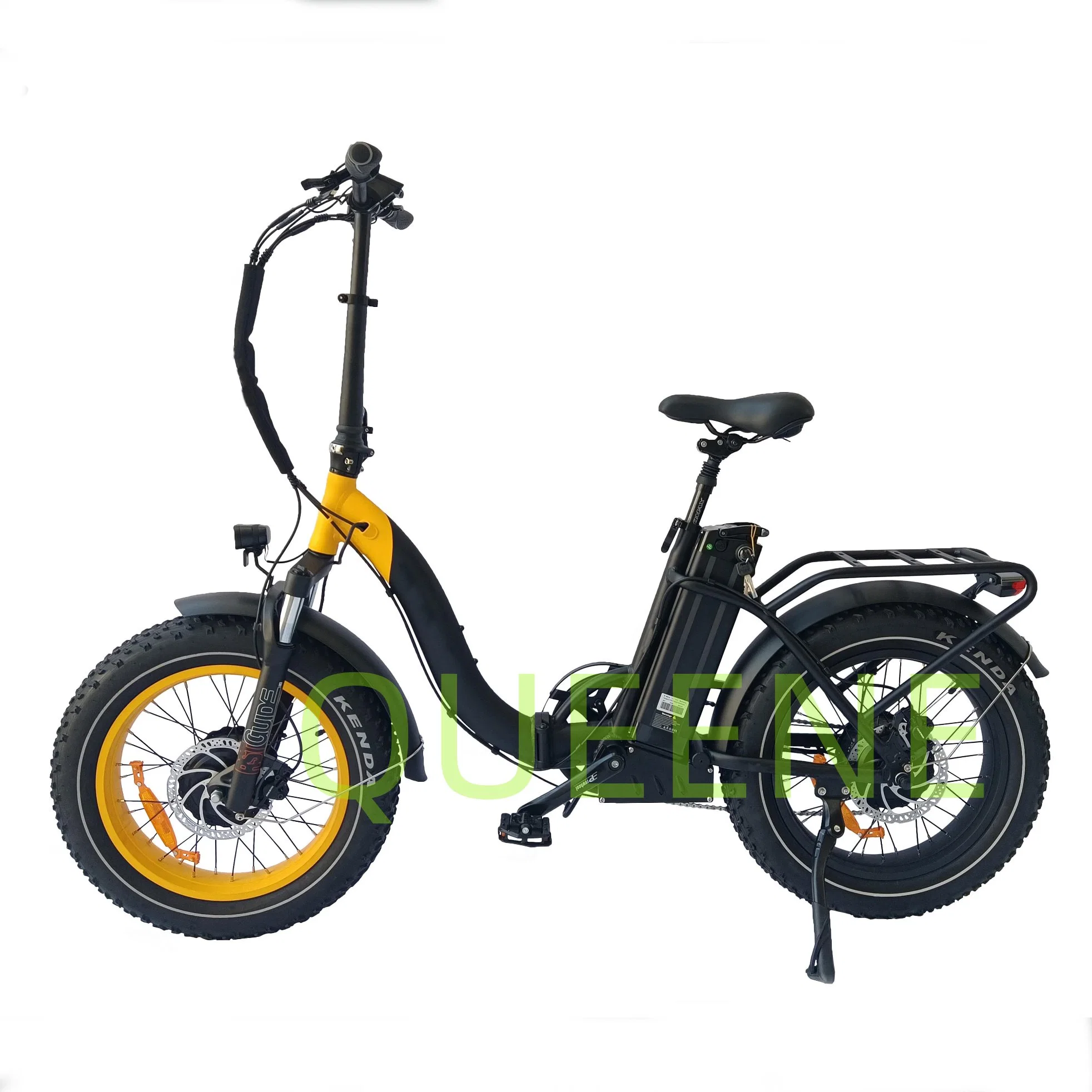 Queene/High Quality Wholesale Cheap 48V1000W 45km/H Dual Motor Lithium Battery Fat Electric Bicycle Folding Electric Bike with EEC for Adult Ebike Bicycle