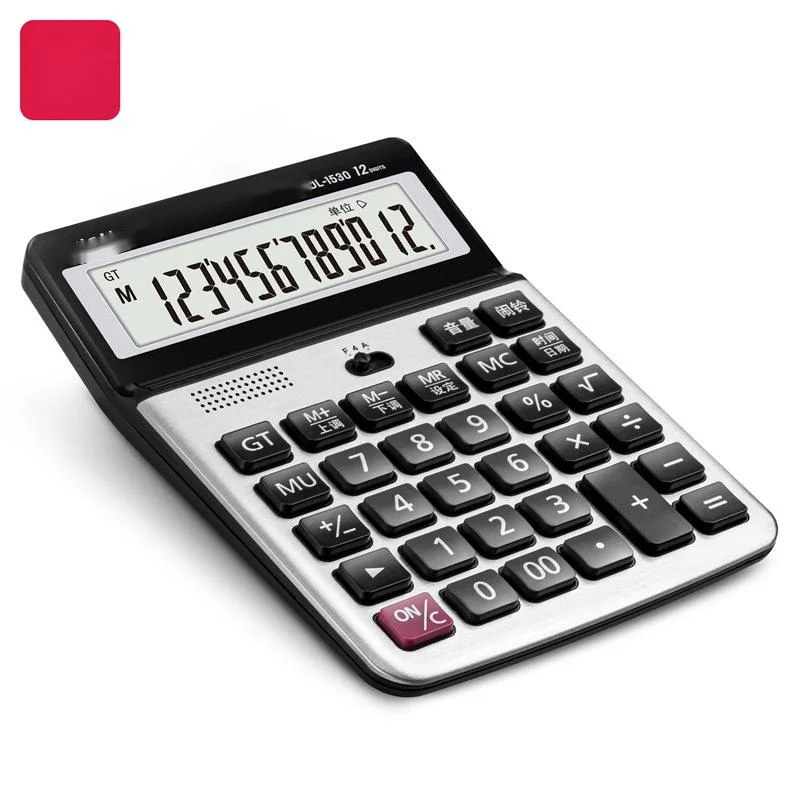 Calculatrice populaire avec grand affichage pour le bureau, les finances et la voix.