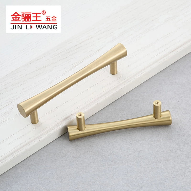 Furniture Hardware Fittings Gold Plated Kitchen Cabinet Closet Drawer Handle Pull