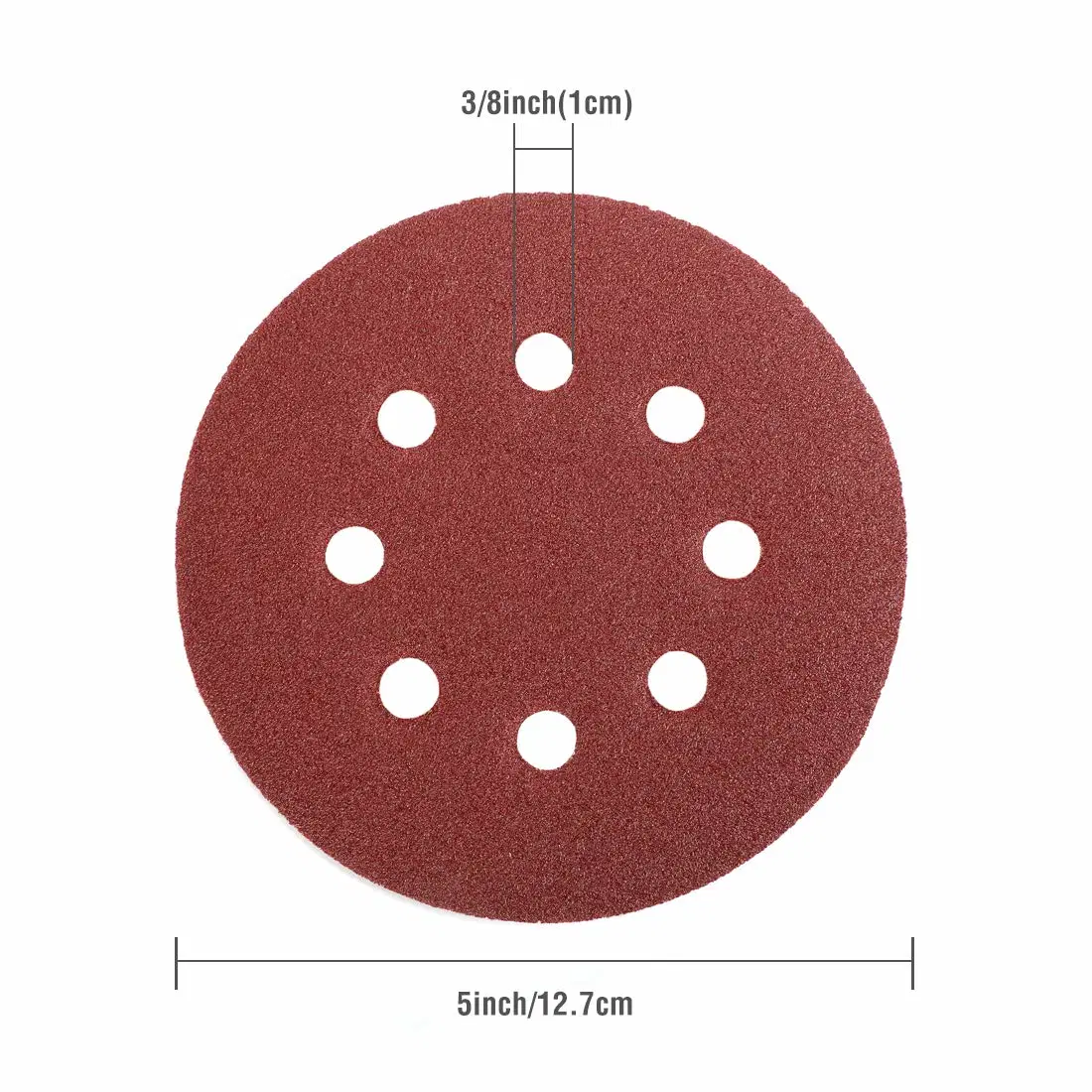 7 Inch No Holes Anti- Static Sander Round Sand Paper