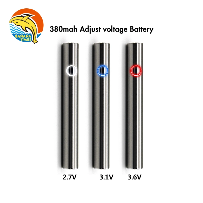 OEM 510 Battery Pen Vape Preheat USB Type-C Cable Rechargeable 380mAh Thick Oils Variable Voltage Vape Cartridge 510 Thread Stick Battery