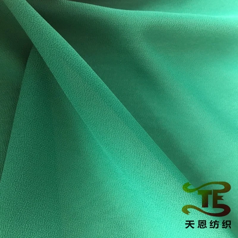 75D High Twist Polyester Chiffon Fabric Poly Chiffon Fabric for Dress