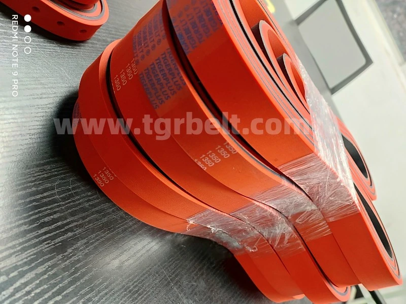 Heat Resistant Rubber Coated Flat Timing Belt for Packing Machine, Feeders, Sorters and Vffs Packing Machines Hight Wear-Resisting Timing Belt