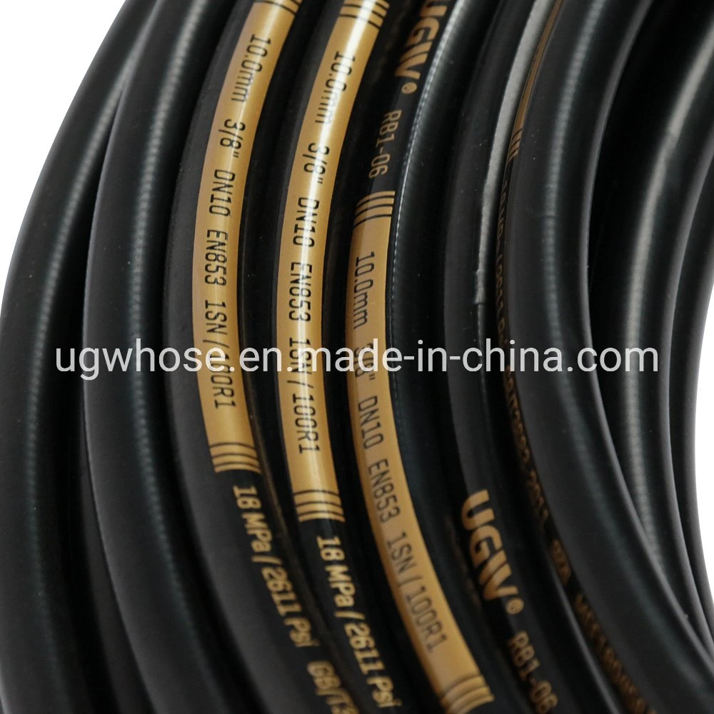 Oil Resistent Synthetic Rubber Hydraulic Hose R2