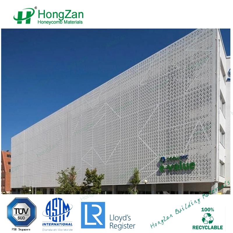 Perforated Panel Aluminum Perforated Panel Exterior Perforated Sheet Facade Panel Decoration Material