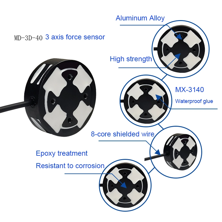 3 Axis Load Cell Force Sensor for Robots