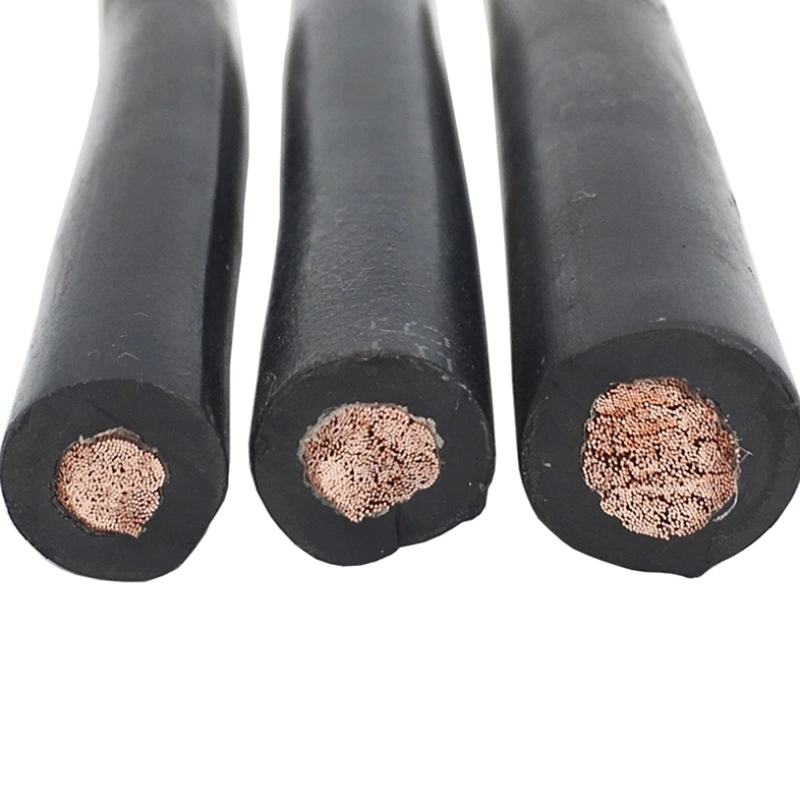 25mm 35mm2 Rubber Insulation Flexible Copper Power Battery Welding Cable