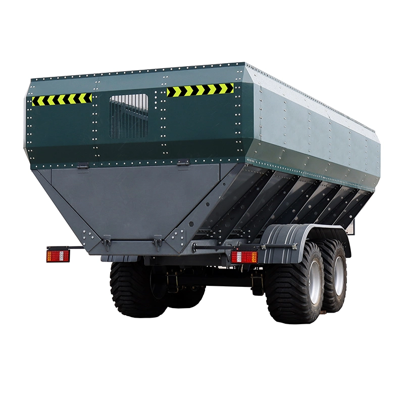 Tractor de doble eje vagón cisterna Camión Agrícola de la transferencia de las semillas de grano portador remolque