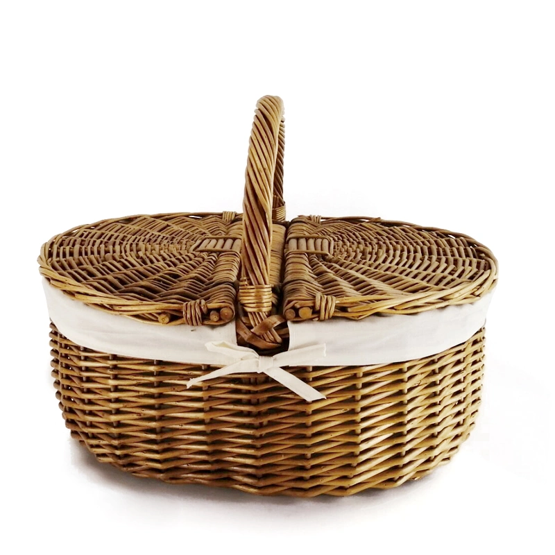 Special Packaging Wicker Fore Gift Basket Holiday Decoration & Gift Daily Mess Storage Storage Box Willow Picnic Basket