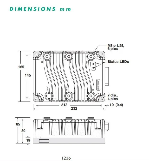 Electric Forklift Controller Variable Frequency Control