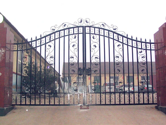 OEM Factory Forged Iron Gate Wrought Driveway Iron Gate on Sale