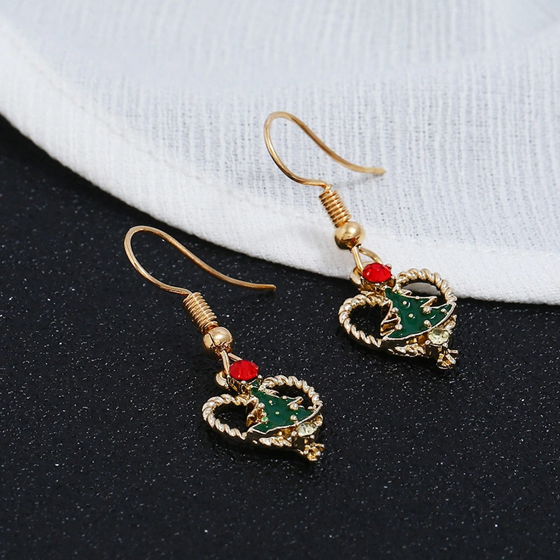 Fashion Christmas Creative Diamond Rhinestone Earrings