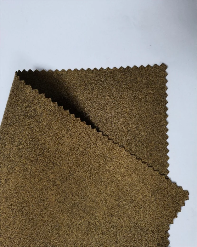 Microfiber Suede Fibers Gloves Huafon Textile Conductive Suede for Gloves, E-Suede, Dark Color