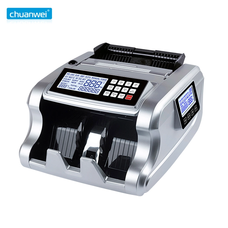 Bill Counters Financial Equipment Contadoras De Billetes Detector De Billetes Falsos Money Counting Machine Money Detector with UV/Mg