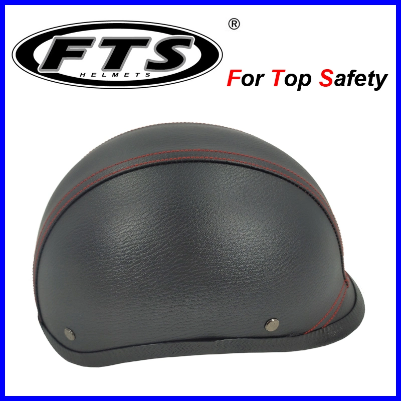 Cuir synthétique ABS Moto casque protecteur de la sécurité de la moitié face