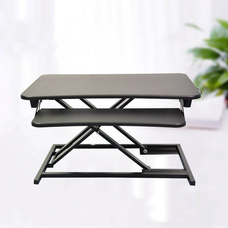 Standing Folding Liftable Adjustable Height Office Computer Desk 0474