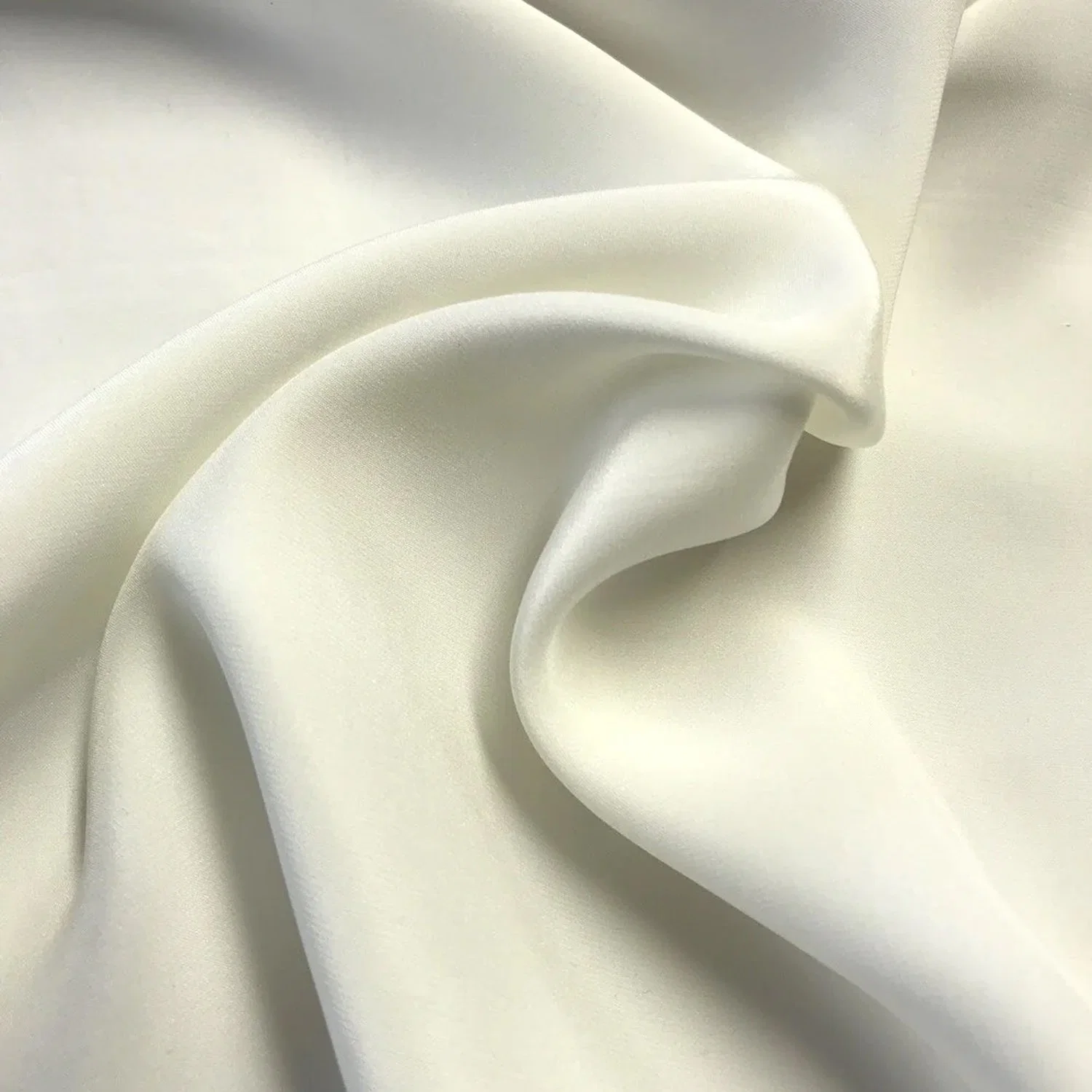 Factory Stock 100% Polyester Twill Silk Satin Fabric for Wedding/Dress