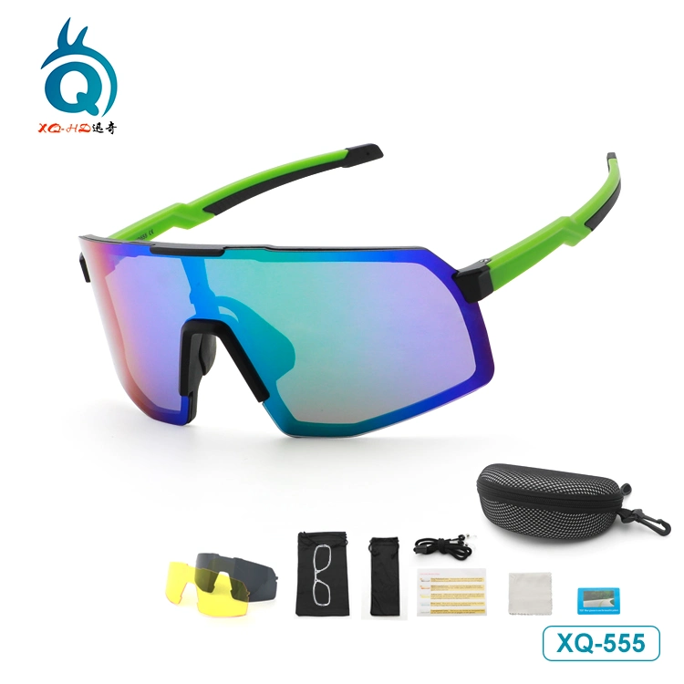 Interchangeable Lens UV400 Sports Sunglasses Set