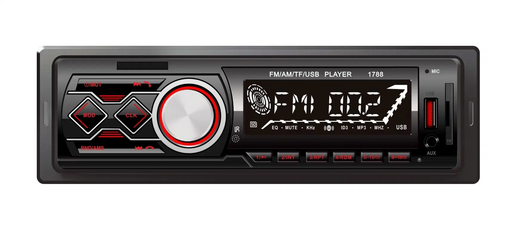 Consumer Electronics tête Lecteur Multimédia de voiture de l'unité audio MP3