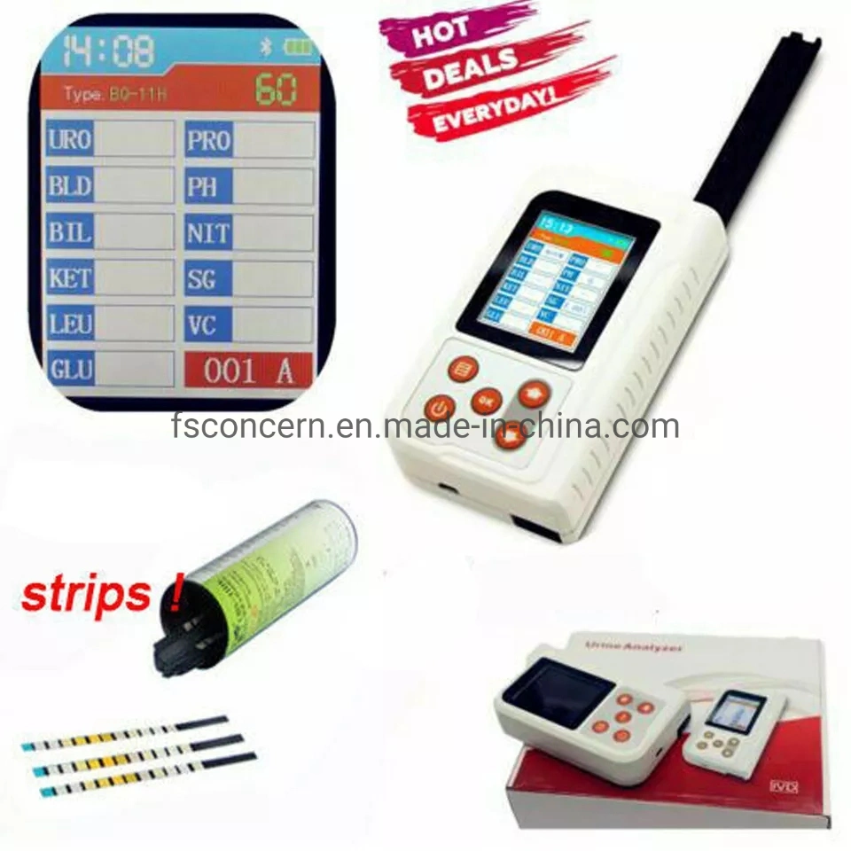 Hospital Clinic Handheld 2.4'' LCD Mini Portable Urine Analyzer Machine