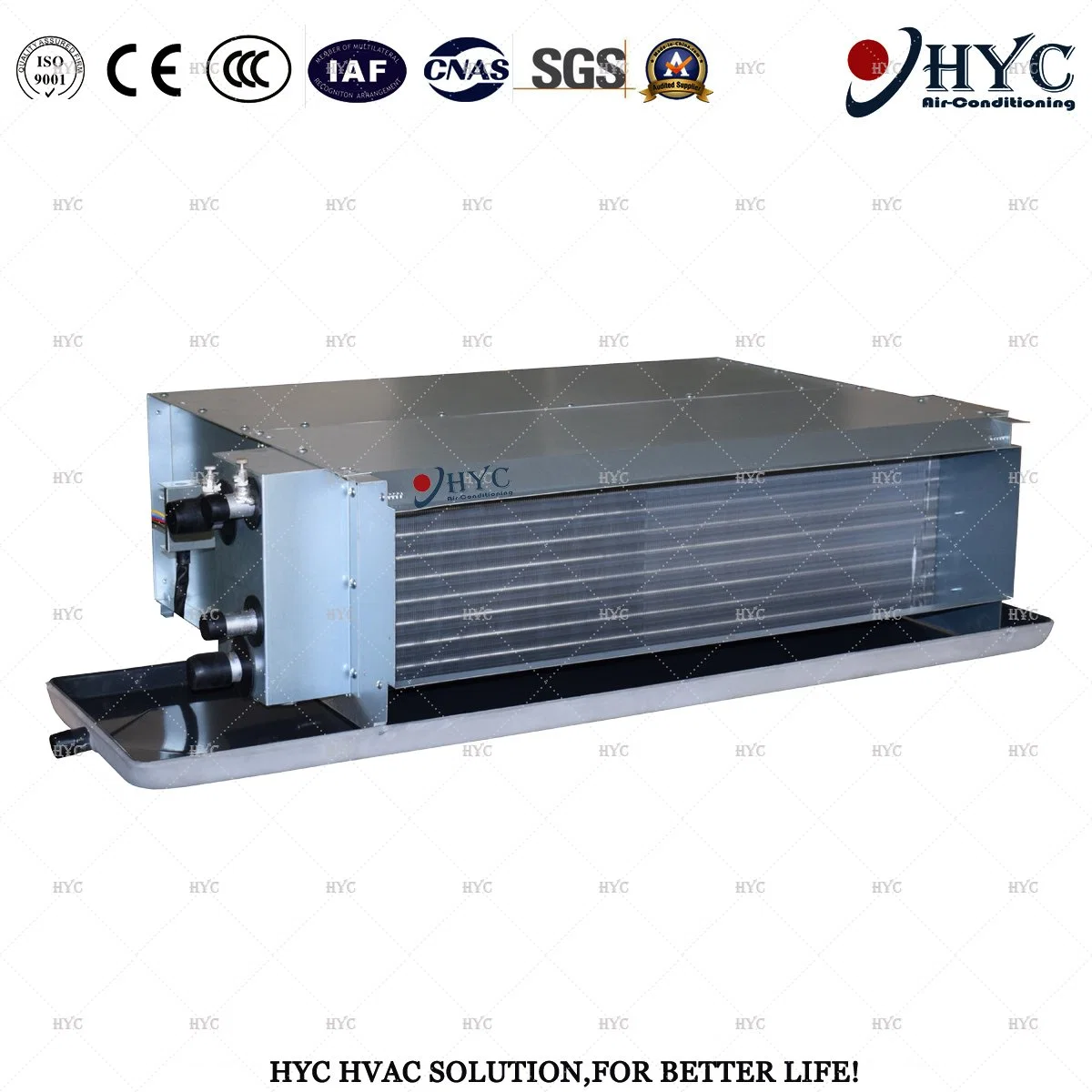 Commercial Horizontal DC Motor Duct Fan Coil Unit