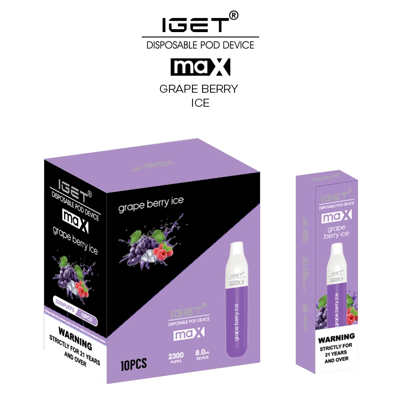 Good Flavor 2300puffs E-Juice Iget Max Mod Starter Kit