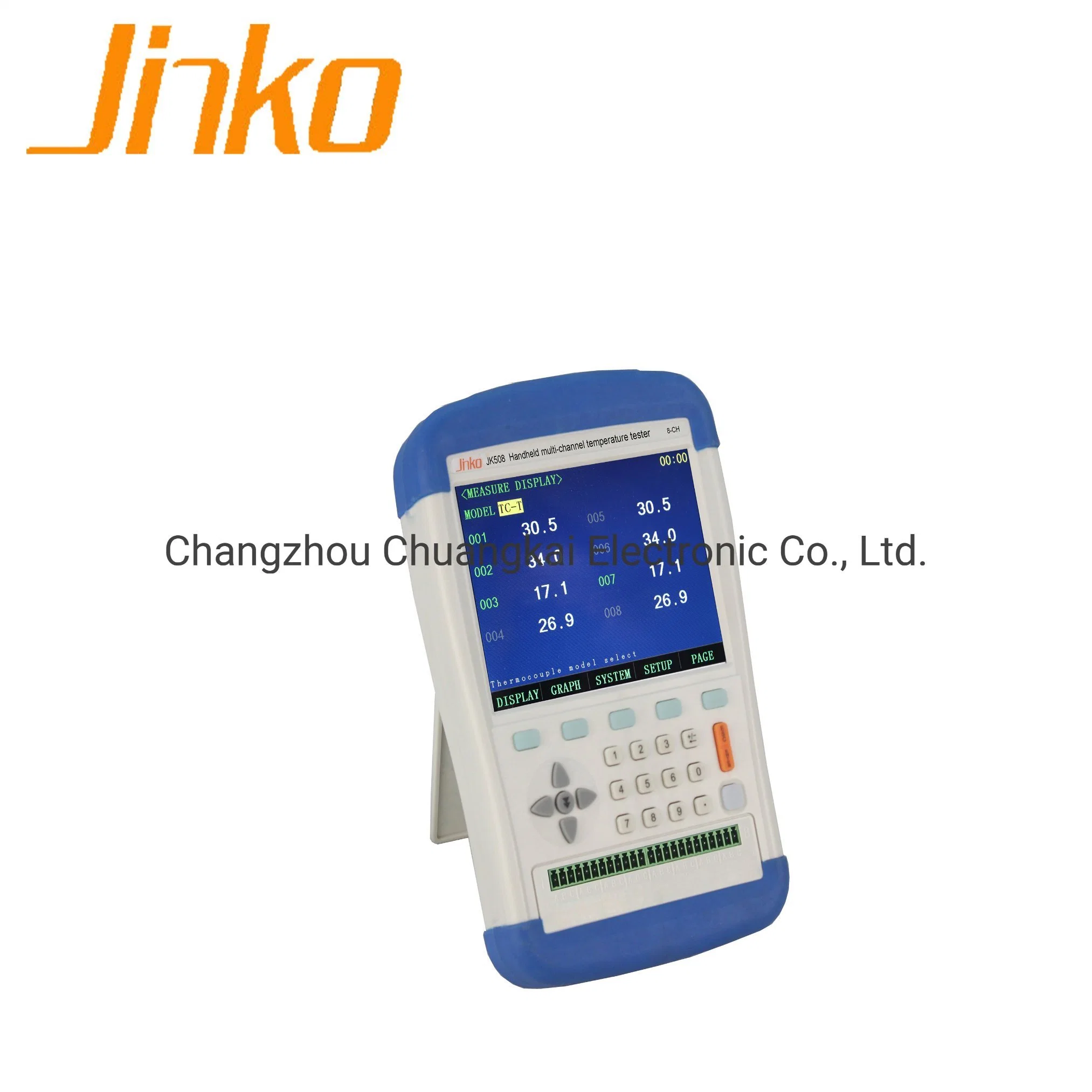 Jk508 Handheld Temperature Measuring Instrument with 5.6 Inches TFT True-Color LCD Display