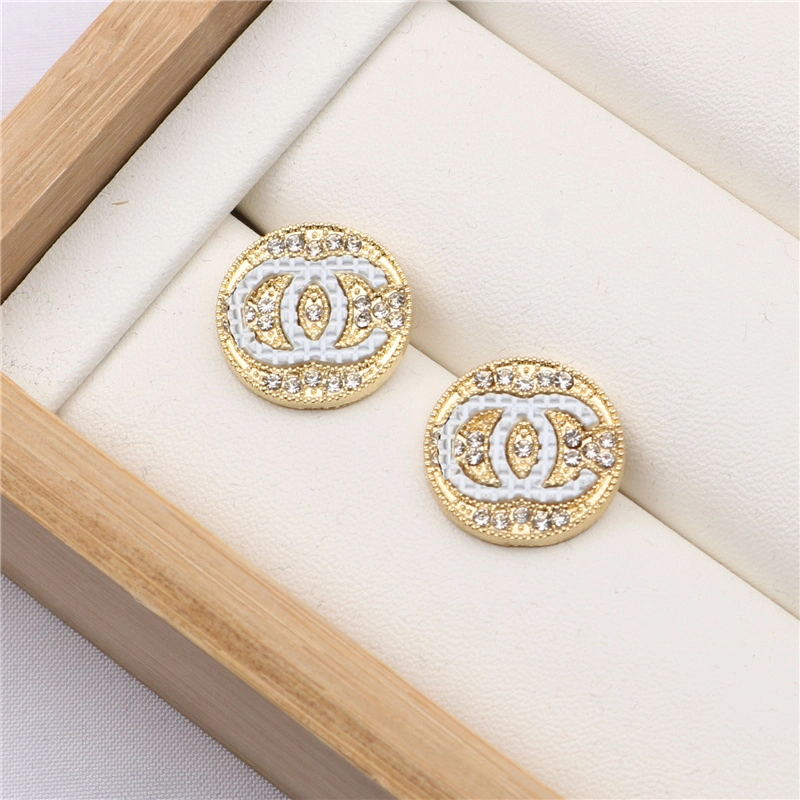 Personalized Name Letter Earrings Custom Name Ladies Round Circle Stainless Steel Hoop Earrings