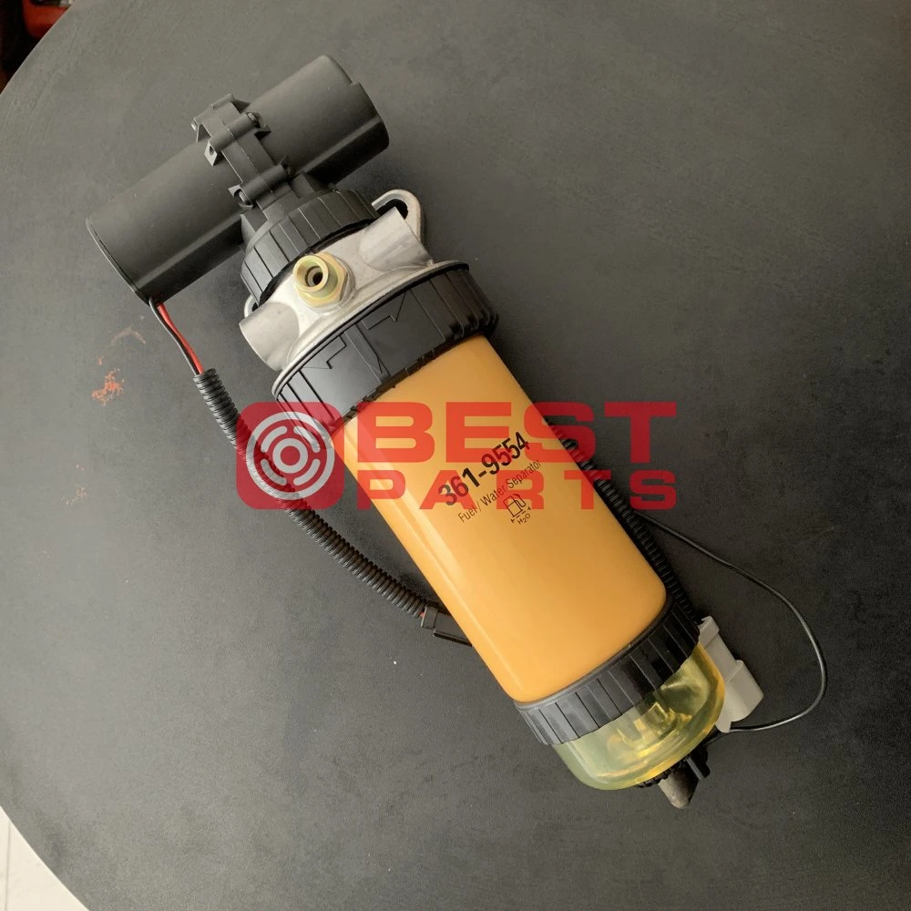 Fuel Water Separator Filter 361-9554 with Electronic Pump for Cat C6.6