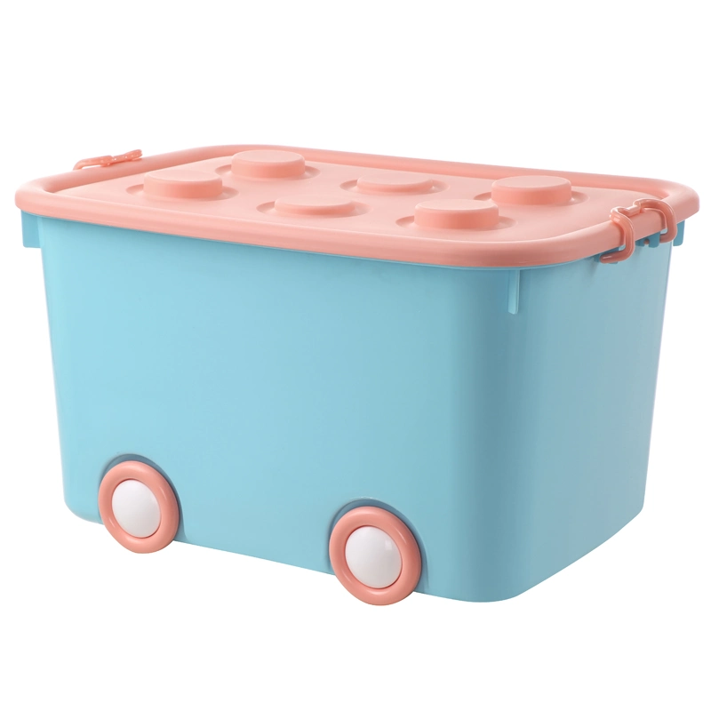 Plastic Products for Sotrage /Plastic Stackable Toy Storage Box with Wheels&#160; &#160;