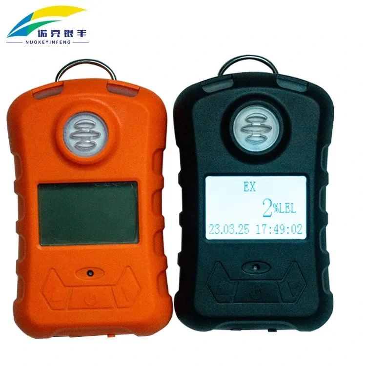 Nkyf funciona con pilas O2, CO, CO2, H2, NO2, NH3, No, Cl2, S3 Portable solo detector de fugas de gas