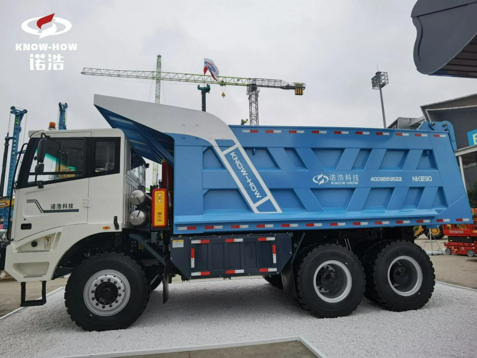 Know-How Trucks Factory Used Clear Dump Truck Electric Tipper in China Nke105D4