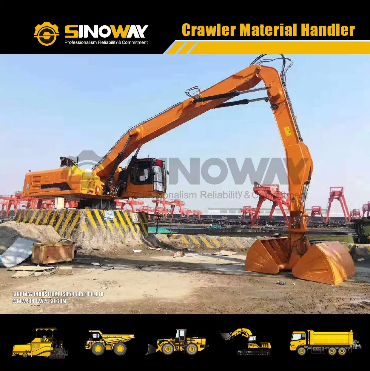 Heavy Duty China 50ton Material Handling Equipment with Factory Price