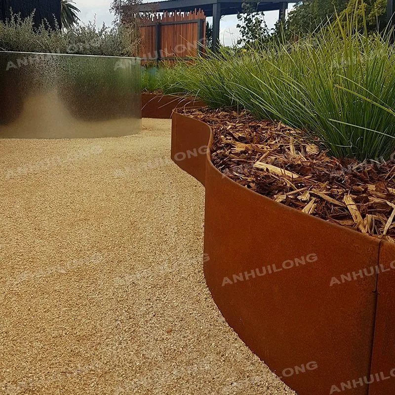 Garten Corten Custom Metal Rasen Corten Stahl Garten Kanten Hoch Qualität Corten Steel Landschaft