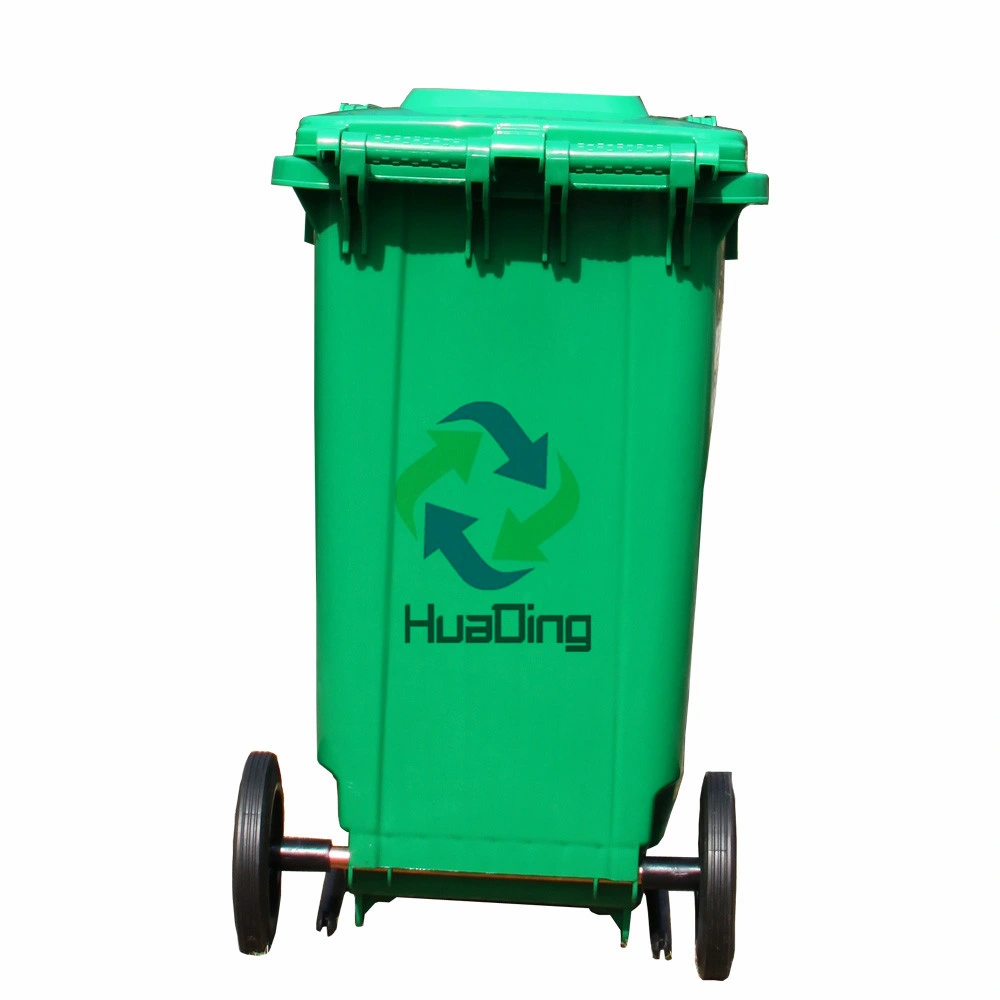 Outdoor Pedal Recycling Garbage Bin Waste Bin Cans with Wheels