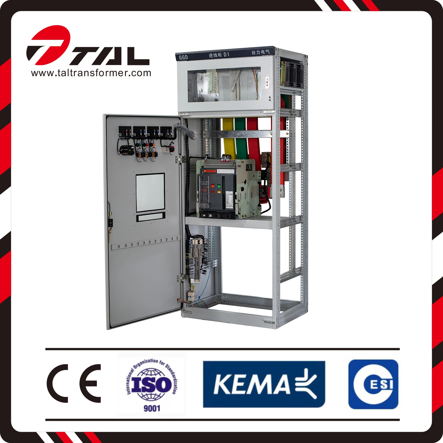 Electric Cabinet Power Distribution Panel Low Voltage Ggd Type Metal Clad Switchgear