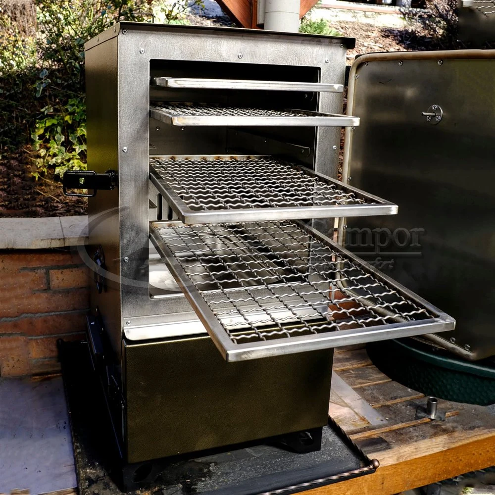 Smokeless Fire Stainless Steel Pits Box with Stand and Wheels