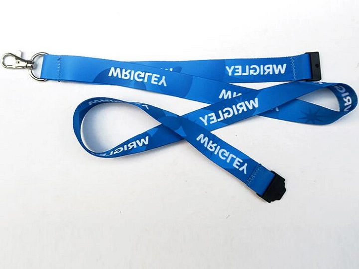 Cheap PVC Label Documents Heat-Transfer Neck Lanyard