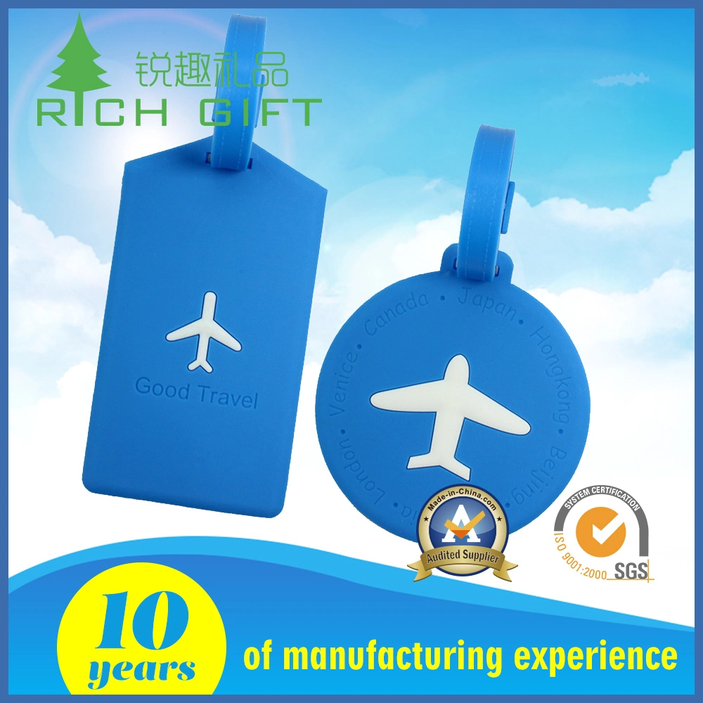 Wholesale/Supplier Custom Soft PVC Travel Bag Tag/Travel Name Tag/Metal ID Key Tag