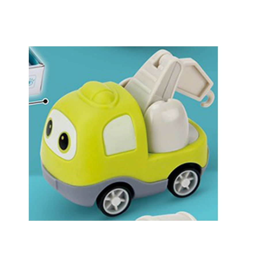 Our Factory Specializes in The Production of Educational Candy-Loaded Fun Quality Toys That Can Be Loaded with Sugar Cartoon Pull-Back Engineering Vehicles with