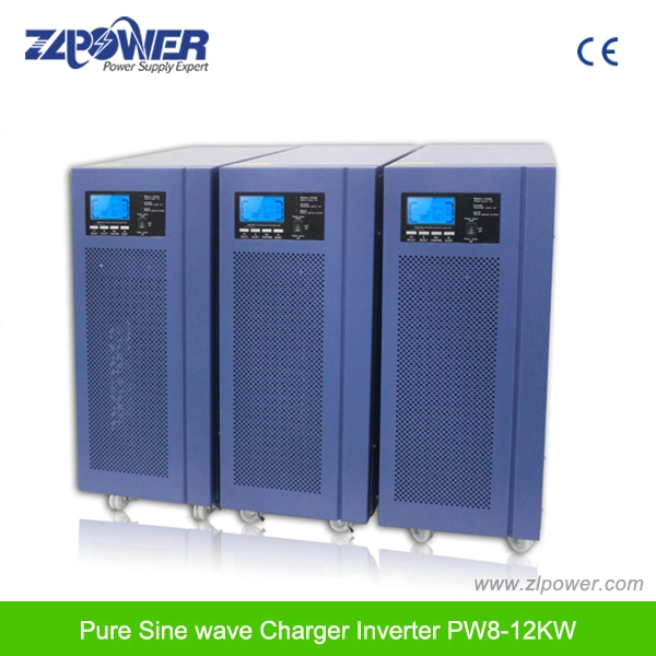 Inversor de potencia dc a ac automático de onda sinusoidal pura 8kW 10KW 12kw Generador de inversor silencioso Inversor de potencia variable