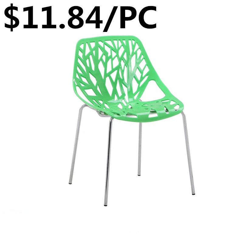 Best Value Decorative Armless Colorful Comfortable Hotel Household Plastic Chair