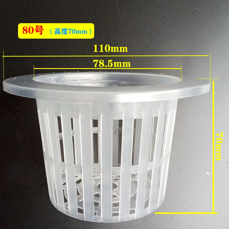 Full Size 2 3 4 5 6 Inch Nft 3 Inch Net Pots for Hydroponics for Gutter Channel Tray Use