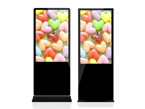 Cwd Double Sided 43 Inch Floor Standing Vertical TV Touch Screen Kiosk 4K LCD Screen