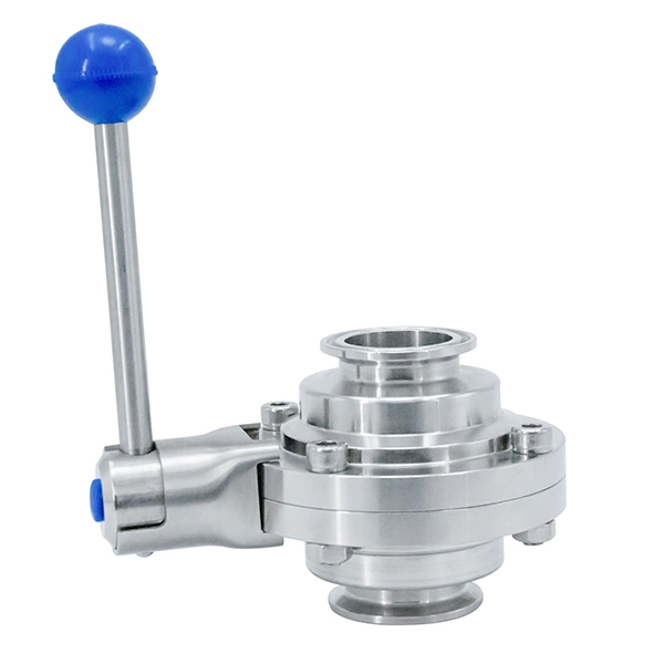 Sanitary Stainless Steel Butterfly Type Clamp Ball Valve