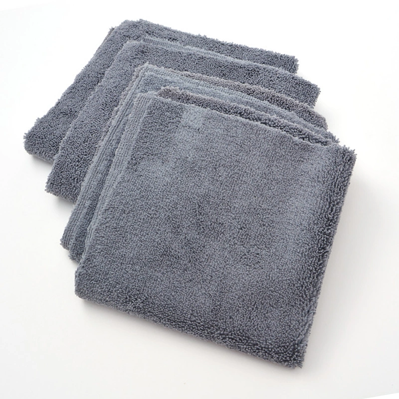 Multi-fonction bonne qualité piles longues et courtes Microfibre double couche Serviettes de nettoyage pour automobile Accessoires de lavage de voiture serviettes de lavage